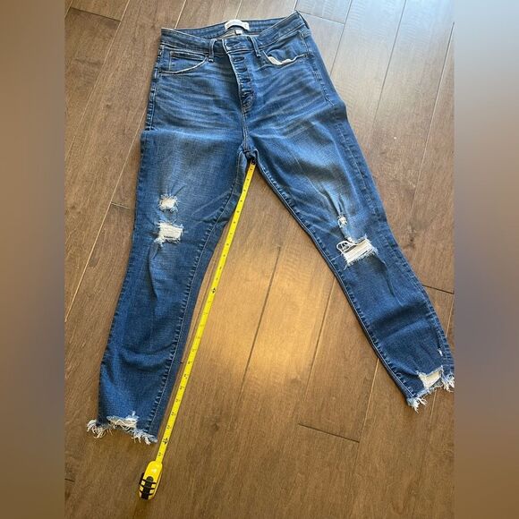 Abercrombie & Fitch Blue High Rise Super Skinny Ankle - Curve Love 29/8R - Picture 4 of 5